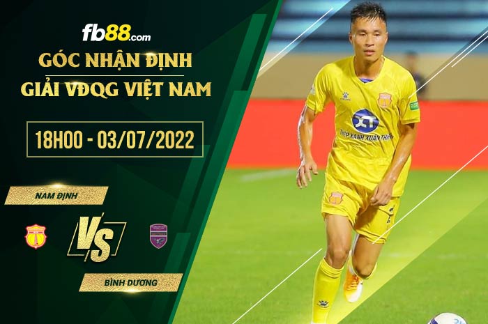fb88-soi kèo Nam Dinh vs Binh Duong
