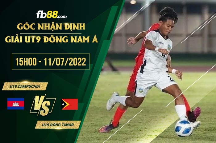 fb88-soi kèo U19 Campuchia vs U19 Đông Timor