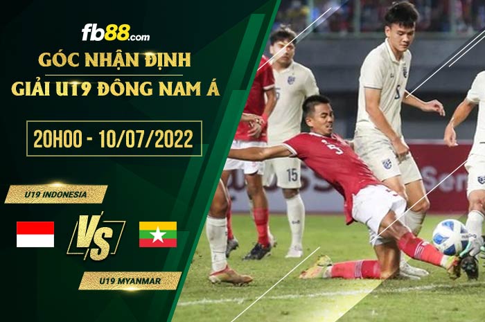 fb88-soi kèo U19 Indonesia vs U19 Myanmar