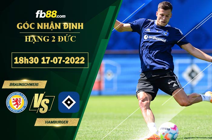 Fb88 soi kèo trận đấu Braunschweig vs Hamburger