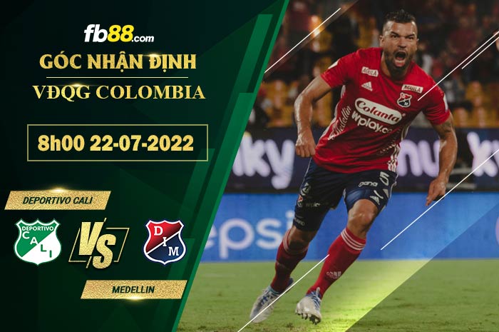 Soi kèo Deportivo Cali vs Medellin 8h00 ngày 22/7/2022