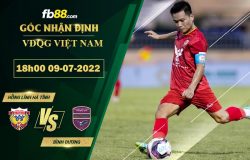 Fb88 bảng kèo trận đấu Hồng Lĩnh Hà Tĩnh vs Bình Dương