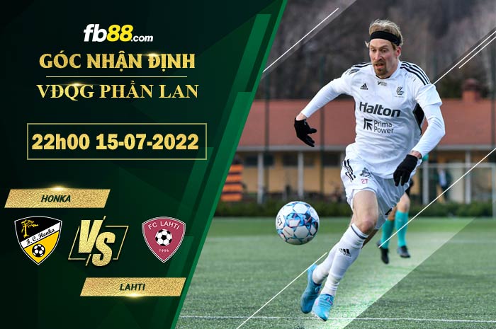 Soi kèo Honka vs Lahti 22h00 ngày 15/7/2022