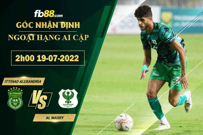 Fb88 soi kèo trận đấu Ittihad Alexandria vs Al Masry
