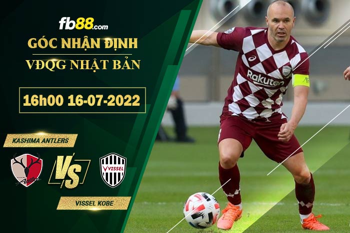 Fb88 soi kèo trận đấu Kashima Antlers vs Vissel Kobe