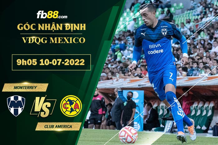 Fb88 soi kèo trận đấu Monterrey vs Club America