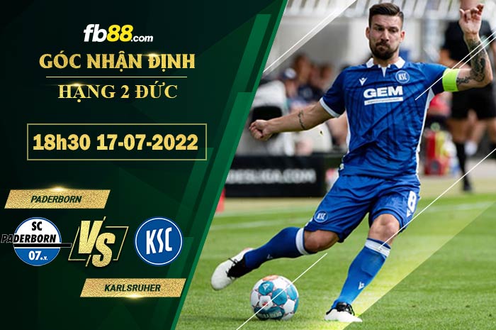 Fb88 soi kèo trận đấu Paderborn vs Karlsruher