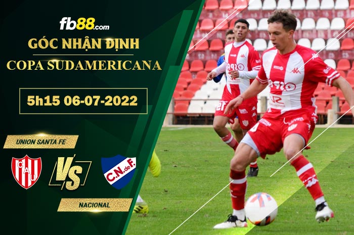 Fb88 soi kèo trận đấu Union Santa Fe vs Nacional Montevideo