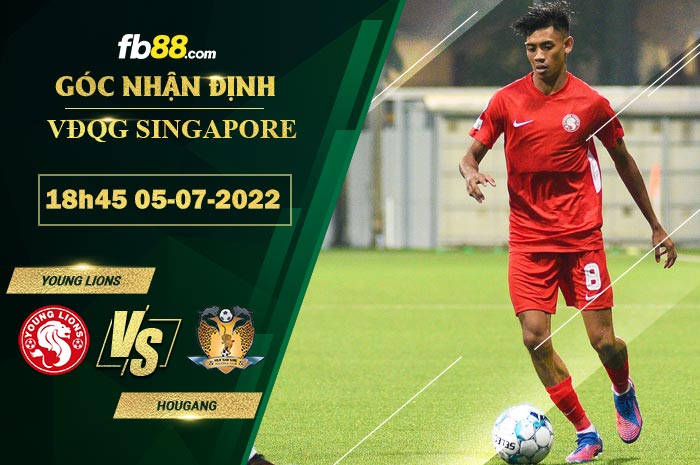 Soi kèo Young Lions vs Hougang 18h45 ngày 5/7/2022