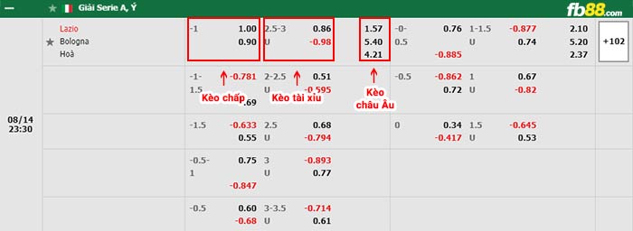 fb88-bảng kèo trận đấu Lazio vs Bologna