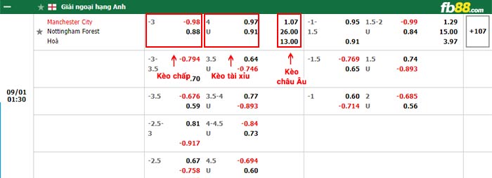 fb88-bảng kèo trận đấu Man City vs Nottingham Forest