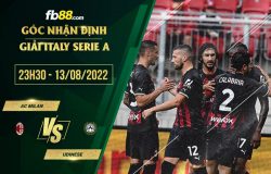fb88-soi kèo AC Milan vs Udinese