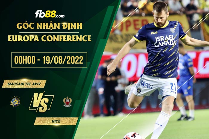 Soi kèo Maccabi Tel Aviv vs Nice 0h00 ngày 19/8/2022