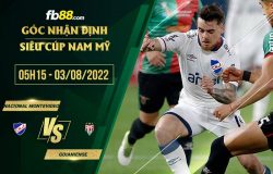 fb88-chi tiết kèo trận đấu Nacional Montevideo vs Goianiense