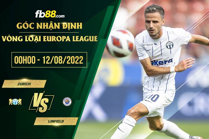 Soi kèo Zurich vs Linfield 0h00 ngày 12/8/2022