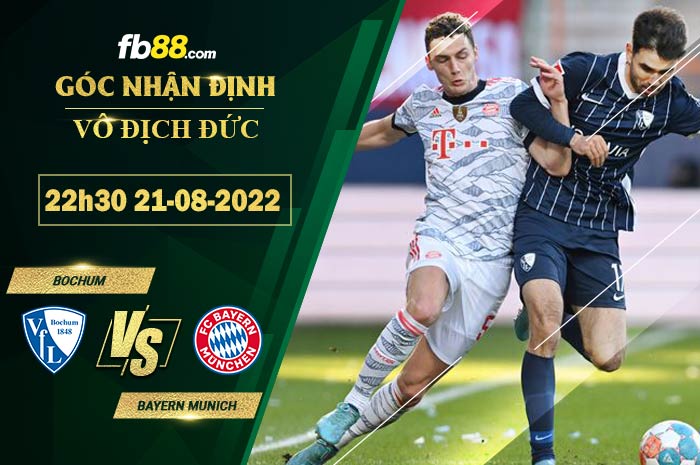 Fb88 soi kèo trận đấu Bochum vs Bayern Munich