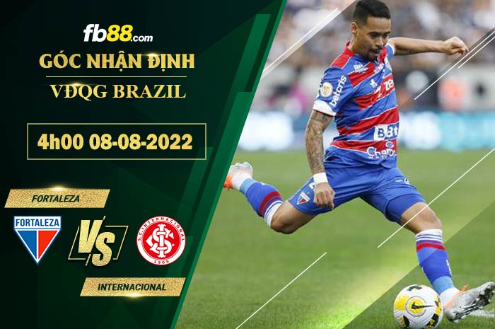 Fb88 soi kèo trận đấu Fortaleza vs Internacional