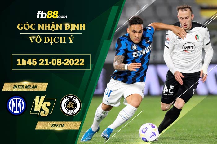 Soi kèo Inter Milan vs Spezia 1h45 ngày 21/8/2022