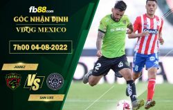 Fb88 soi kèo trận đấu Juarez vs San Luis