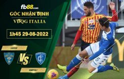 Fb88 soi kèo trận đấu Lecce vs Empoli