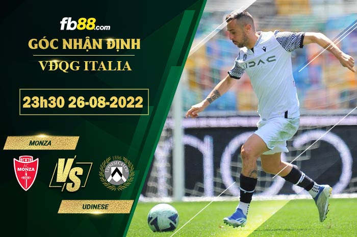 Fb88 soi kèo trận đấu Monza vs Udinese