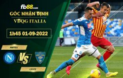 Fb88 soi kèo trận đấu Napoli vs Lecce
