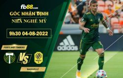 Fb88 soi kèo trận đấu Portland Timbers vs Nashville