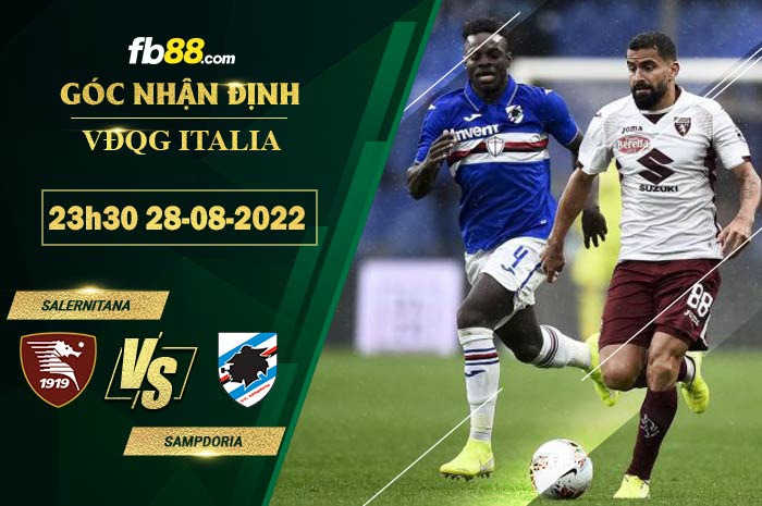 Fb88 soi kèo trận đấu Salernitana vs Sampdoria
