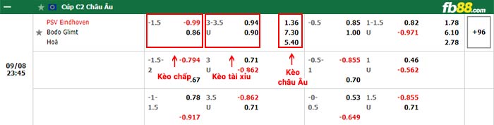 fb88-bảng kèo trận đấu PSV vs Bodo Glimt