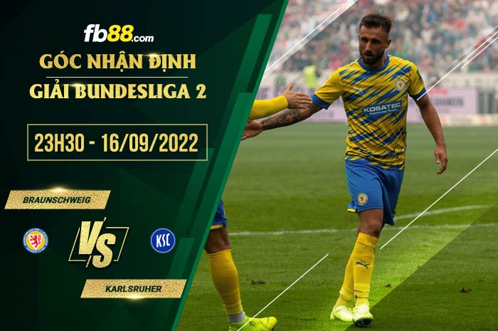 Soi kèo Braunschweig vs Karlsruher 23h30 ngày 16/9/2022