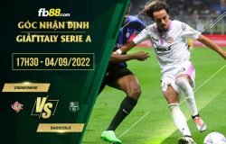 fb88-soi kèo Cremonese vs Sassuolo