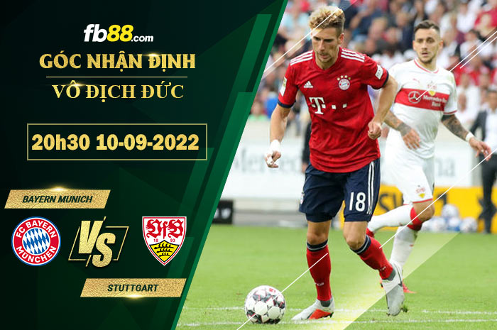 Soi kèo Bayern Munich vs Stuttgart 20h30 ngày 10/9/2022