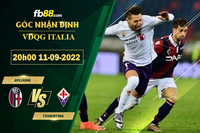 Soi kèo Bologna vs Fiorentina 20h00 ngày 11/9/2022