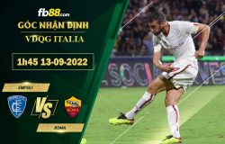 Fb88 soi kèo trận đấu Empoli vs Roma