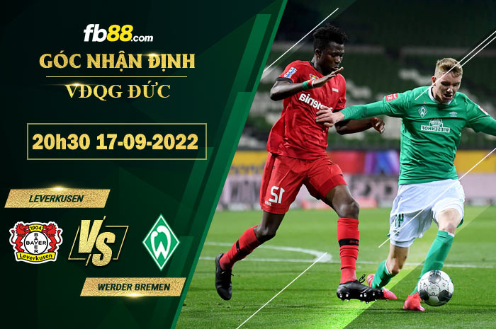 Soi kèo Leverkusen vs Werder Bremen 20h30 ngày 17/9/2022