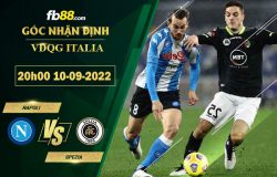 Fb88 soi kèo trận đấu Napoli vs Spezia