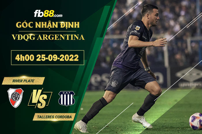 Soi kèo River Plate vs Talleres Cordoba, 4h00 ngày 25/9/2022