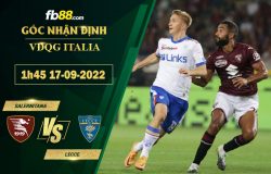 Fb88 soi kèo trận đấu Salernitana vs Lecce