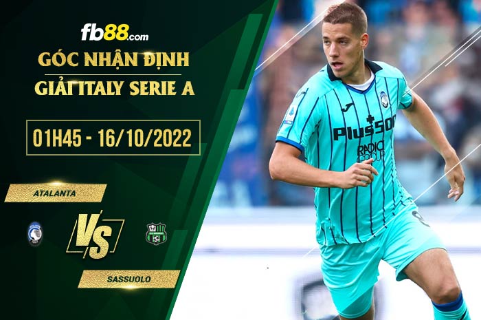 fb88-soi kèo Atalanta vs Sassuolo