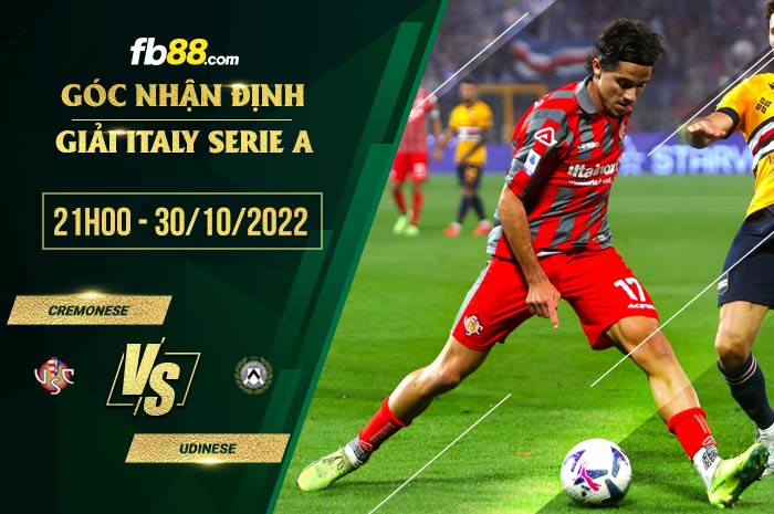 fb88-soi kèo Cremonese vs Udinese