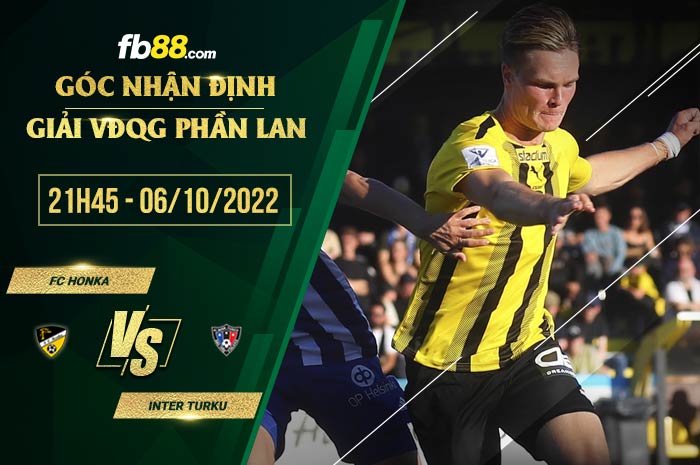 fb88-soi kèo FC Honka vs Inter Turku