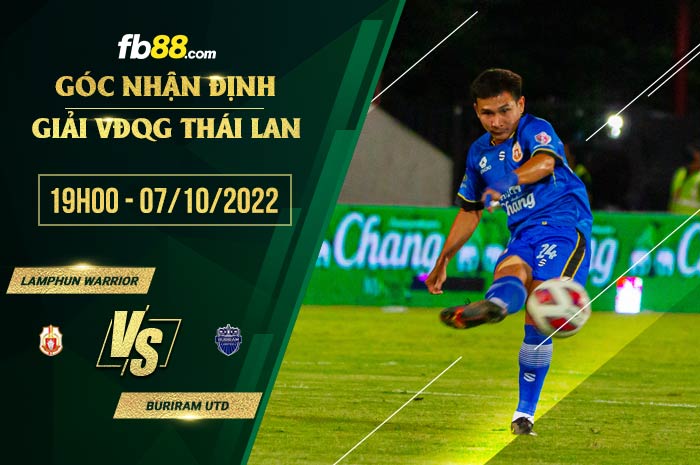 fb88-soi kèo Lamphun Warrior vs Buriram