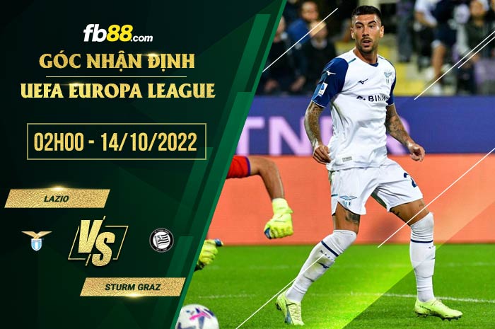 Soi kèo Lazio vs Sturm Graz, 2h00 ngày 14/10/2022