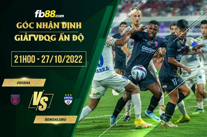 fb88-soi kèo Odisha vs Bengaluru