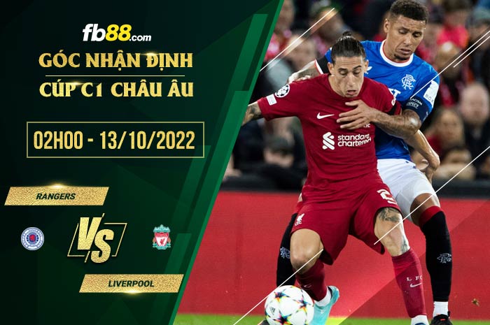 Soi kèo Rangers vs Liverpool, 2h00 ngày 13/10/2022