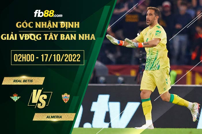 fb88-soi kèo Real Betis vs Almeria