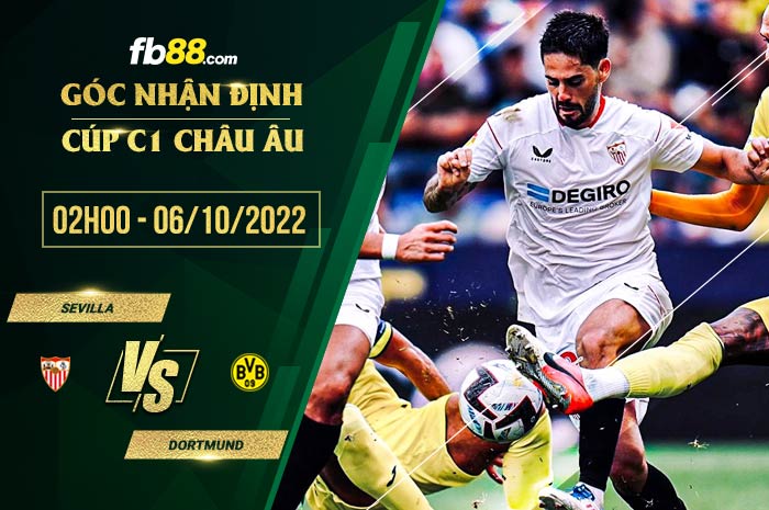 Soi kèo Sevilla vs Dortmund, 2h00 ngày 6/10/2022 Soi kèo Sevilla vs Dortmund, 2h00 ngày 6/10/2022