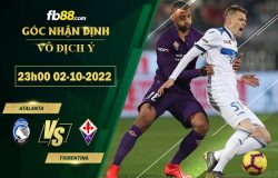 Fb88 soi kèo trận đấu Atalanta vs Fiorentina
