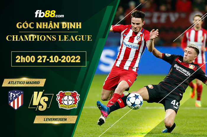 Fb88 soi kèo trận đấu Atletico Madrid vs Leverkusen