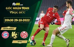 Fb88 soi kèo trận đấu Bayern Munich vs Mainz